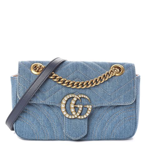 gucci marmont belt bag inside|Gucci denim marmont bag.